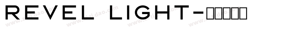 Revel Light字体转换